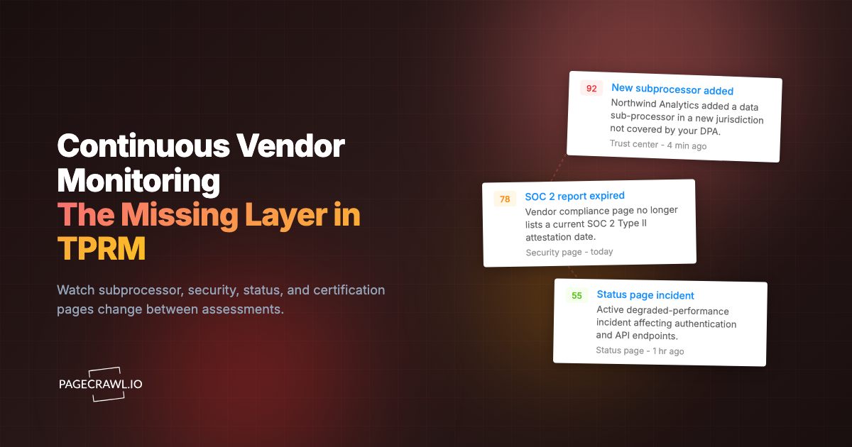 Continuous Vendor Monitoring: The Missing Layer in Third-Party Risk