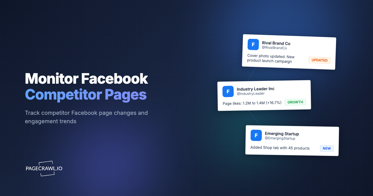How to Monitor Facebook Competitor Pages for Business Changes