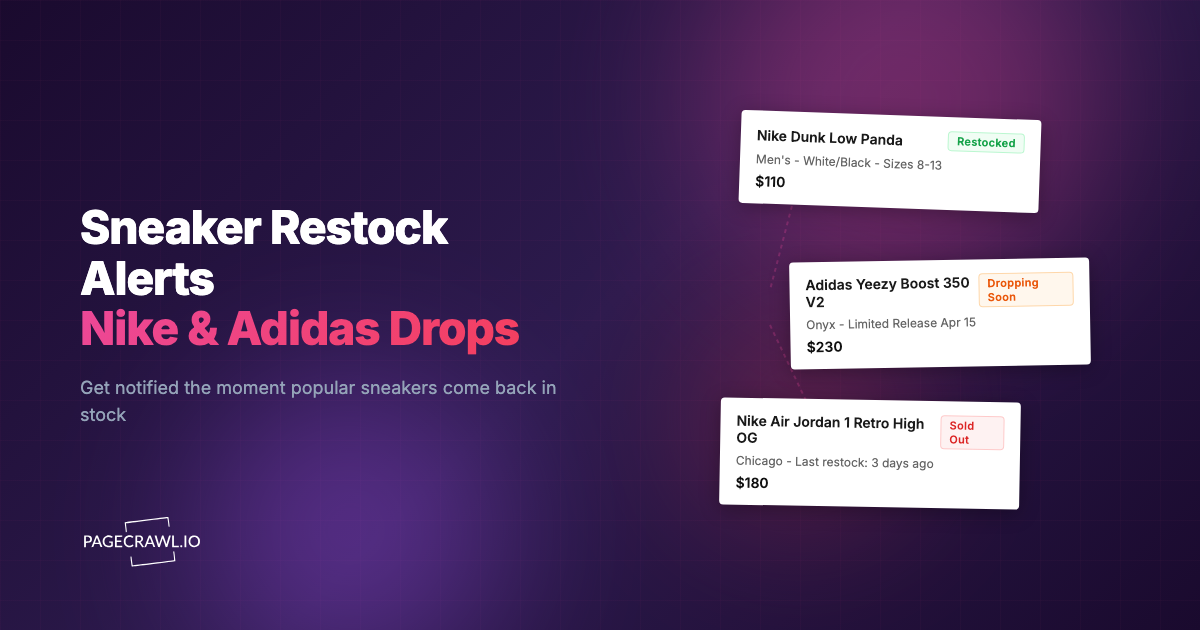 Sneaker Restock Alerts: How to Get Notified for Nike, Adidas, and Jordan Drops