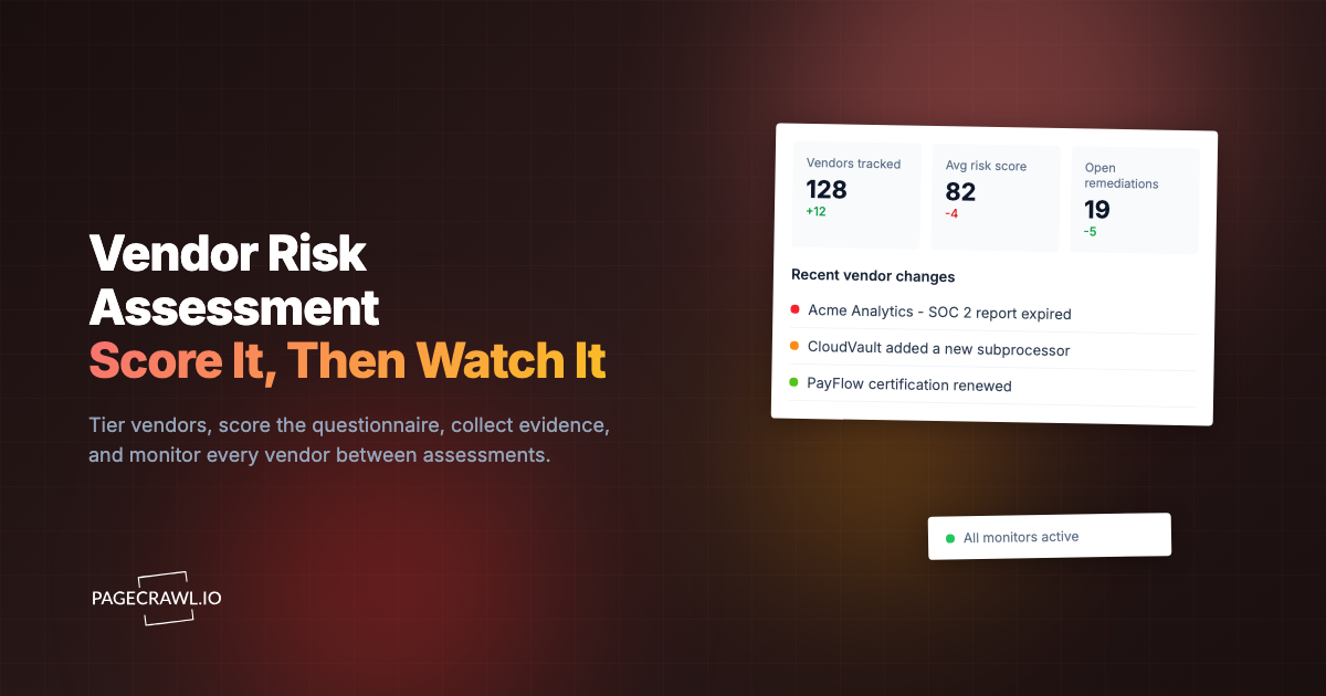 Vendor Risk Assessment: Process, Scoring, and Free Template