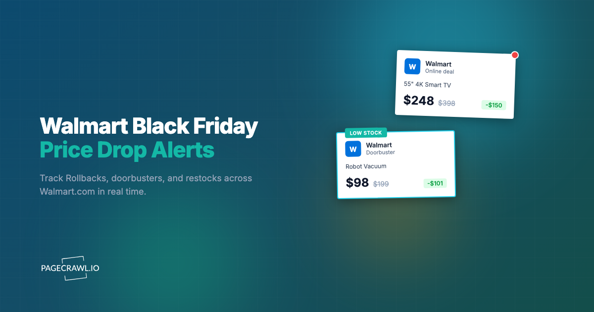 Walmart Black Friday Deal Alerts: Track Price Drops in 2026